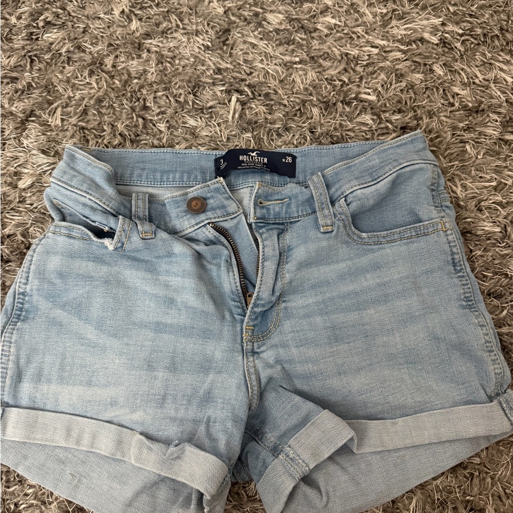 Hollister Sky Blue Denim Shorts